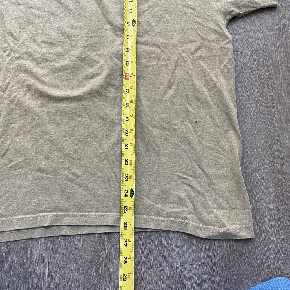 Vintage y2k Military Operation Iraqi Brown Sand T-Shirt Navy Installation Size L - Picture 7 of 8